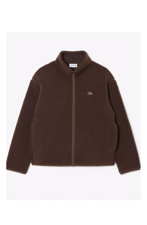 High Neck High Pile Fleece Jacket
