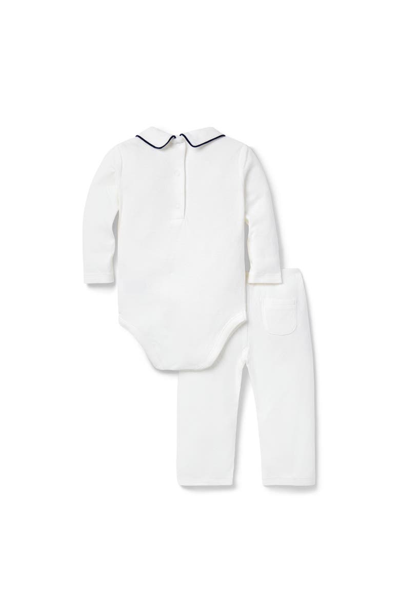 Janie and Jack Baby Pintuck Matching Set, Alternate, color, White