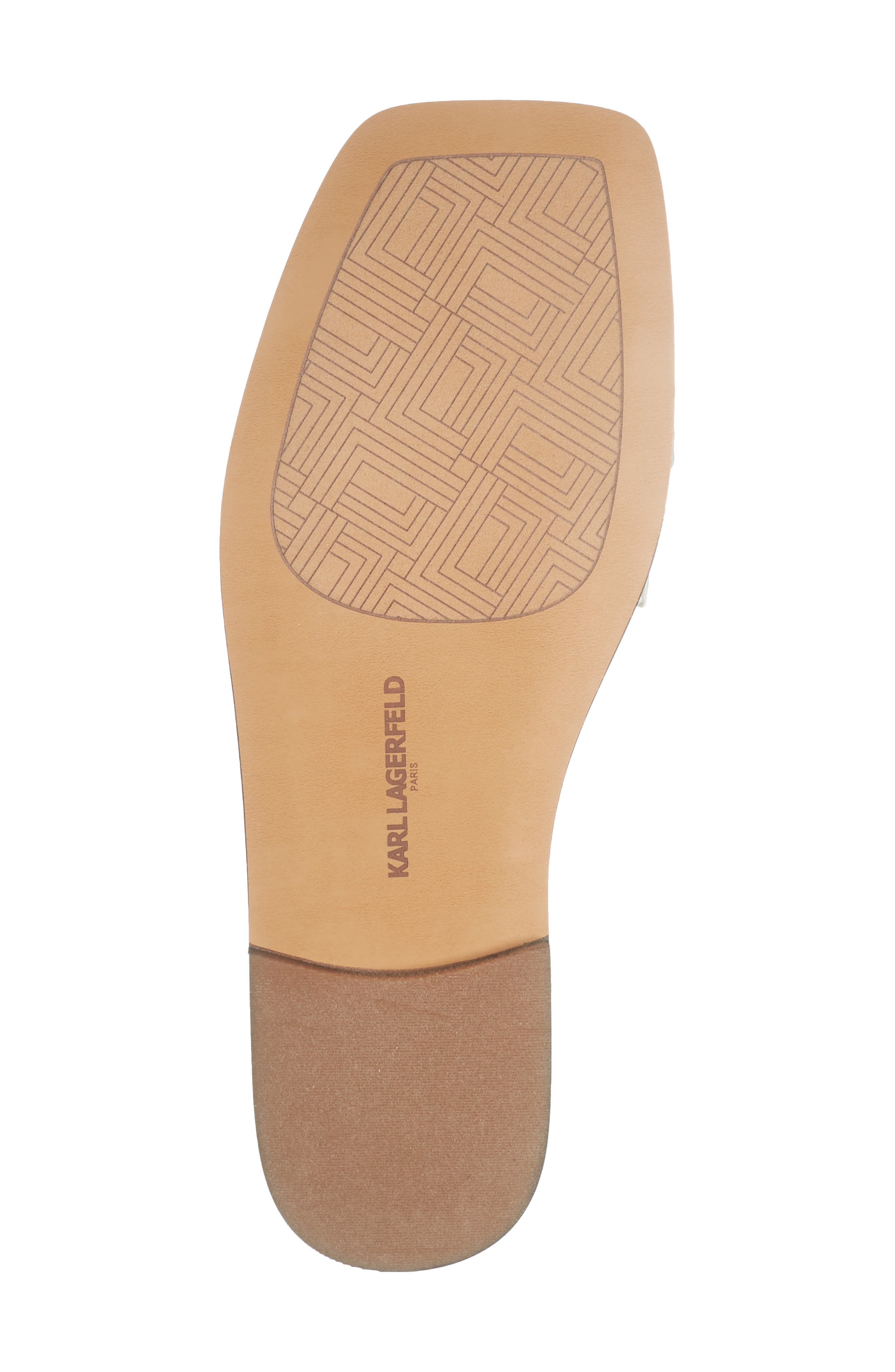 KARL LAGERFELD PARIS Marzella Slide Sandal, Alternate, color, Bright White