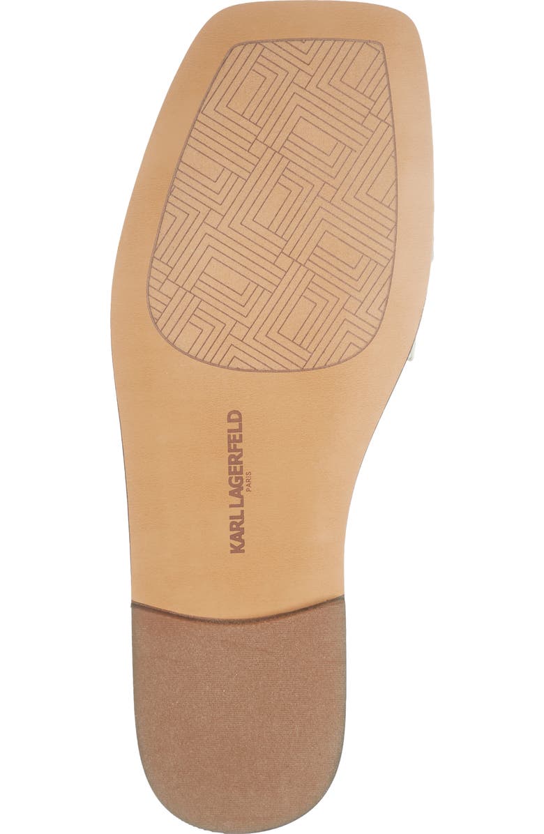 KARL LAGERFELD PARIS Marzella Slide Sandal, Alternate, color, Bright White