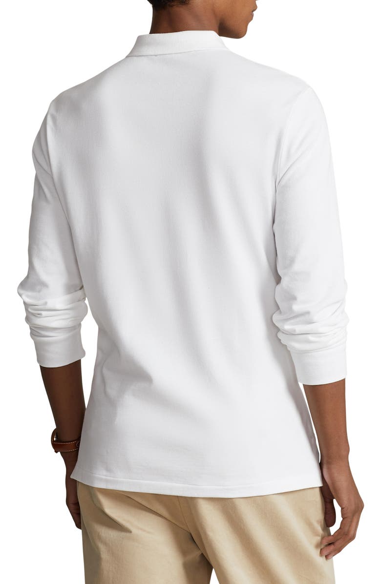Polo Ralph Lauren Cotton Piqué Long Sleeve Polo, Alternate, color,