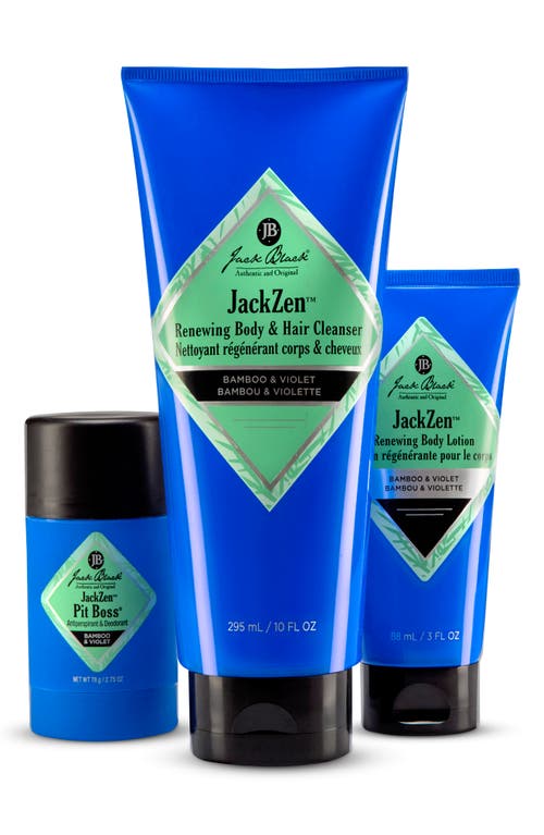 Jack Black The Jackzen™ Collection Set $58 Value In Transparent