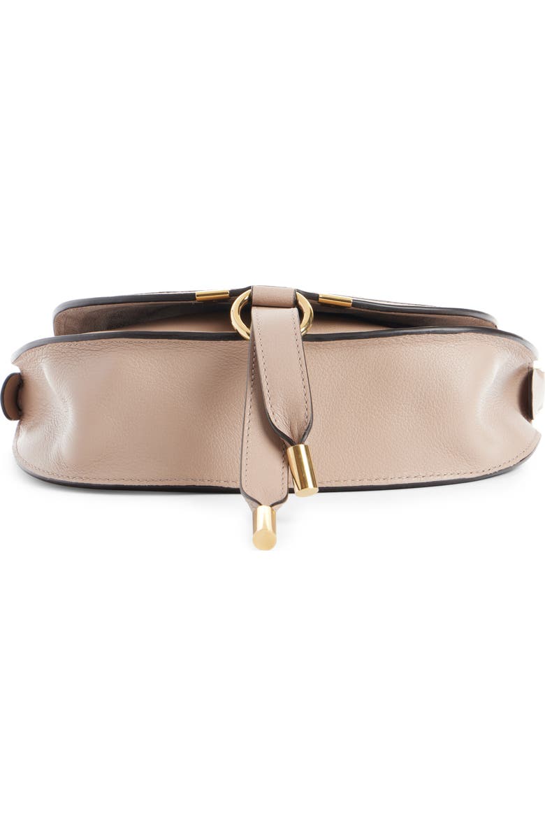 Chloé Mini Marcie Leather Camera Shoulder Bag, Alternate, color, Woodsmoke