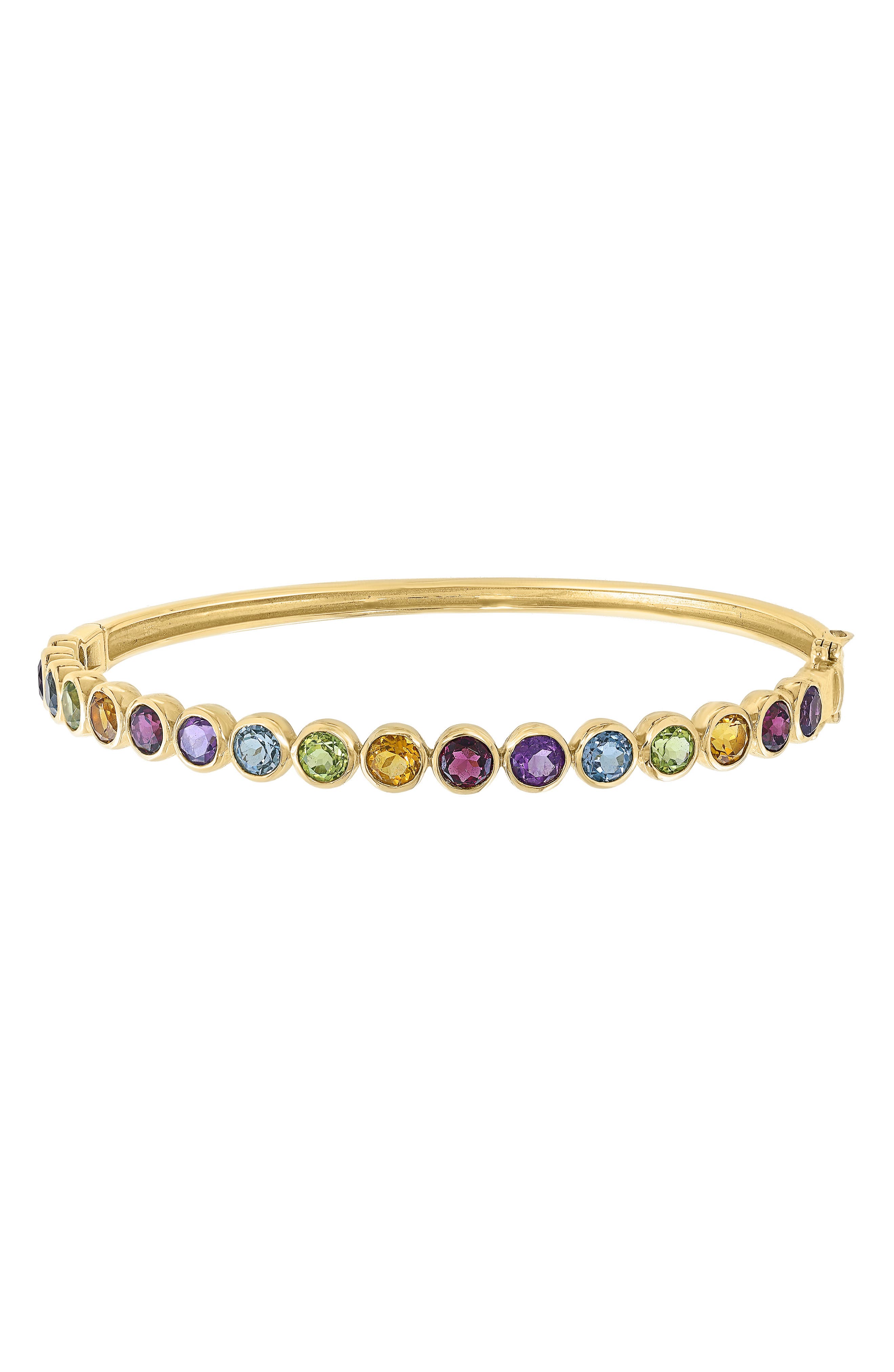 Lab-Grown Rainbow Gem Bracelet