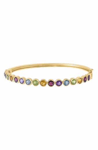Lab-Grown Rainbow Gem Bracelet