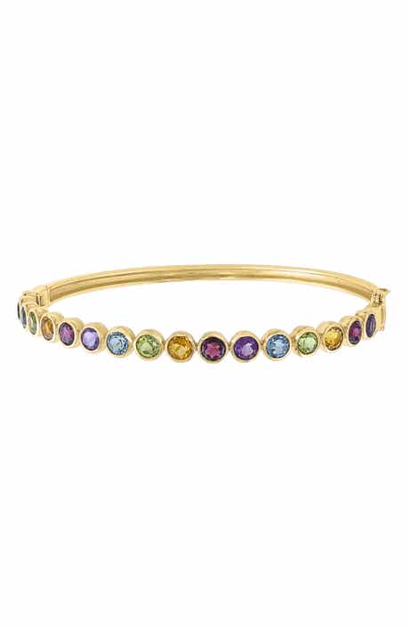 Lab-Grown Rainbow Gem Bracelet