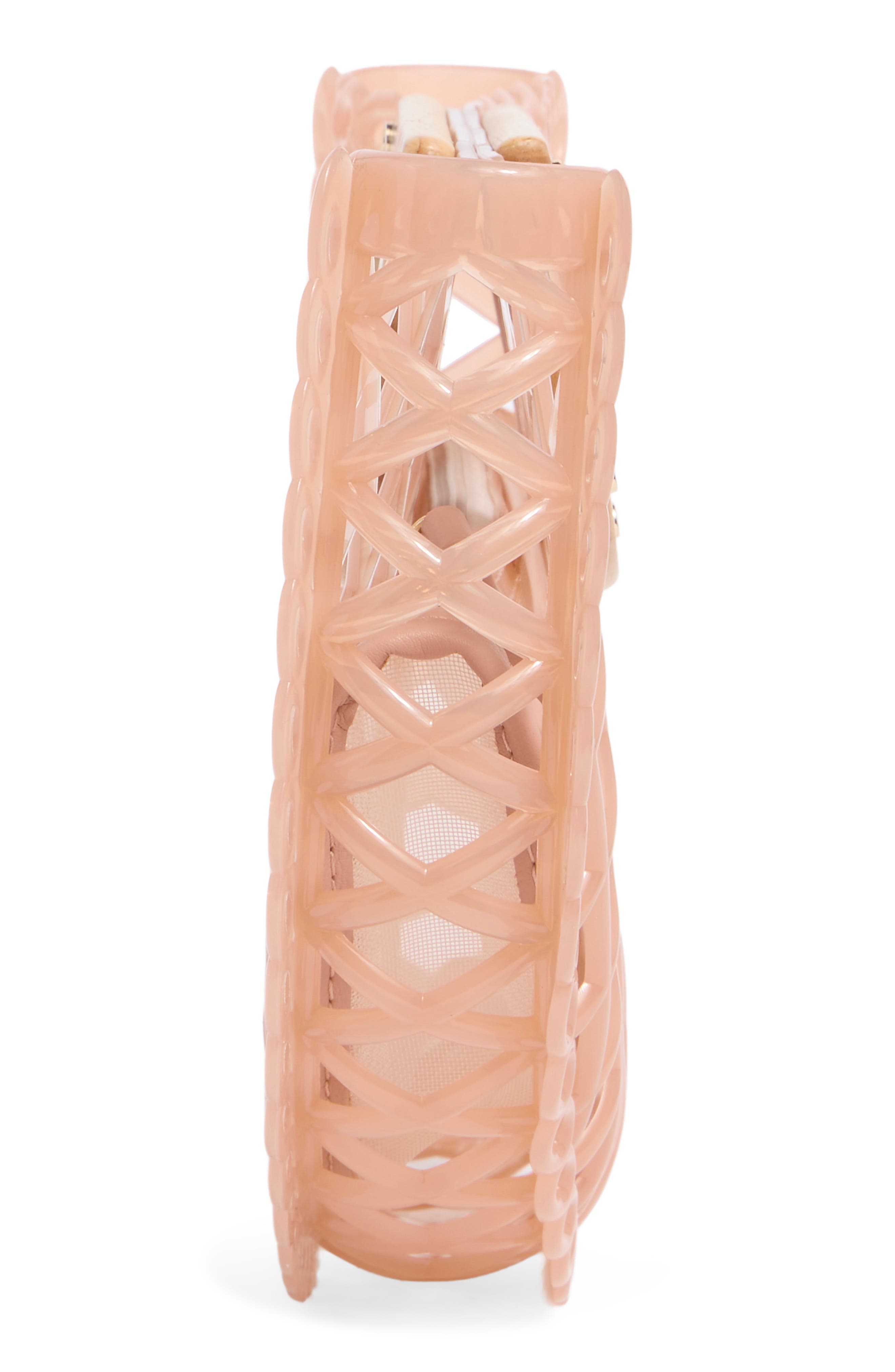 Solandra Jelly Clutch, Alternate, color, BLUSH