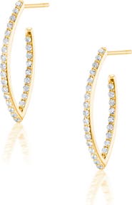Sheryl Lowe Diamond Baby Marquis Earring