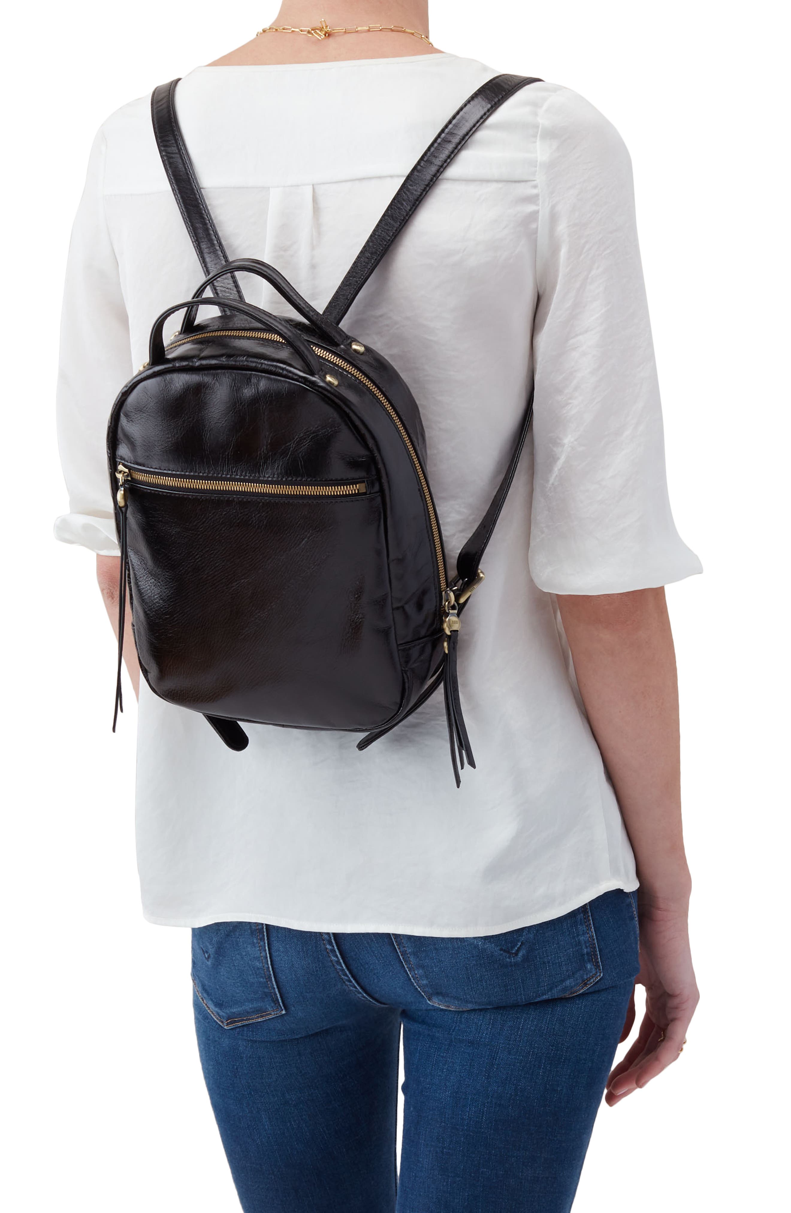 HOBO Hogan Leather Backpack, Alternate, color, 