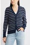  Navy Still- Ivory Jana Stripe