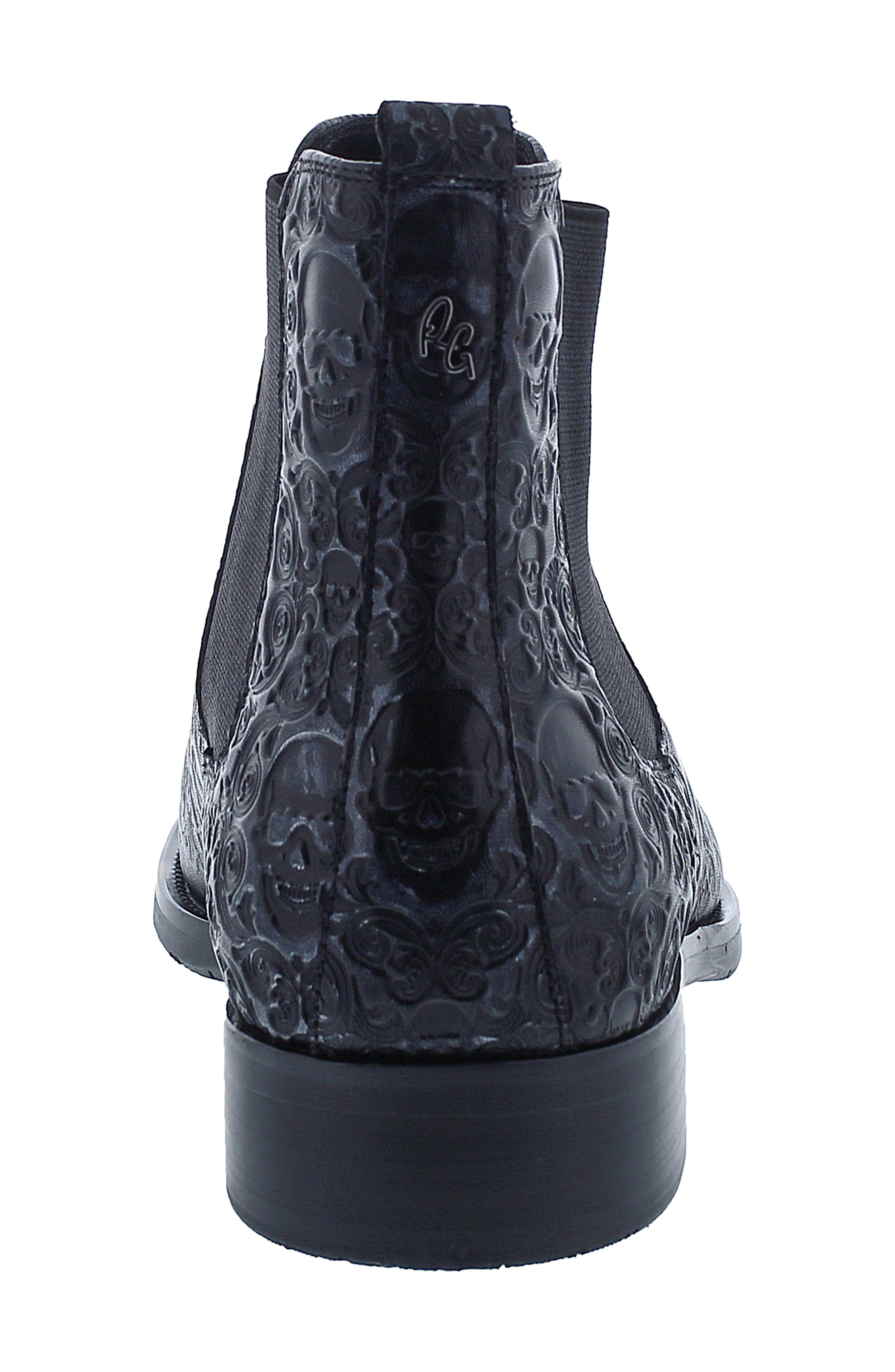 Robert Graham Delmore Chelsea Boot, Alternate, color, Black