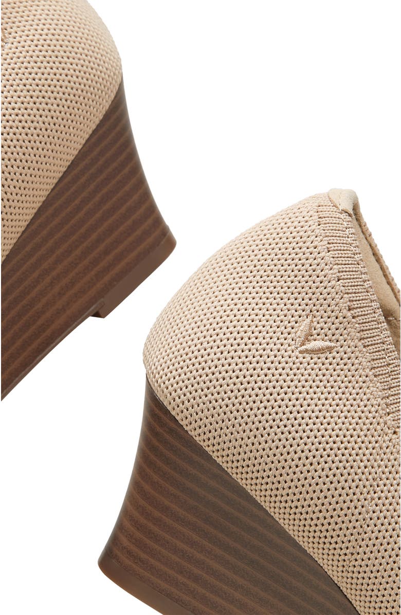 VIVAIA Pointed-Toe Wedge, Alternate, color, Almond