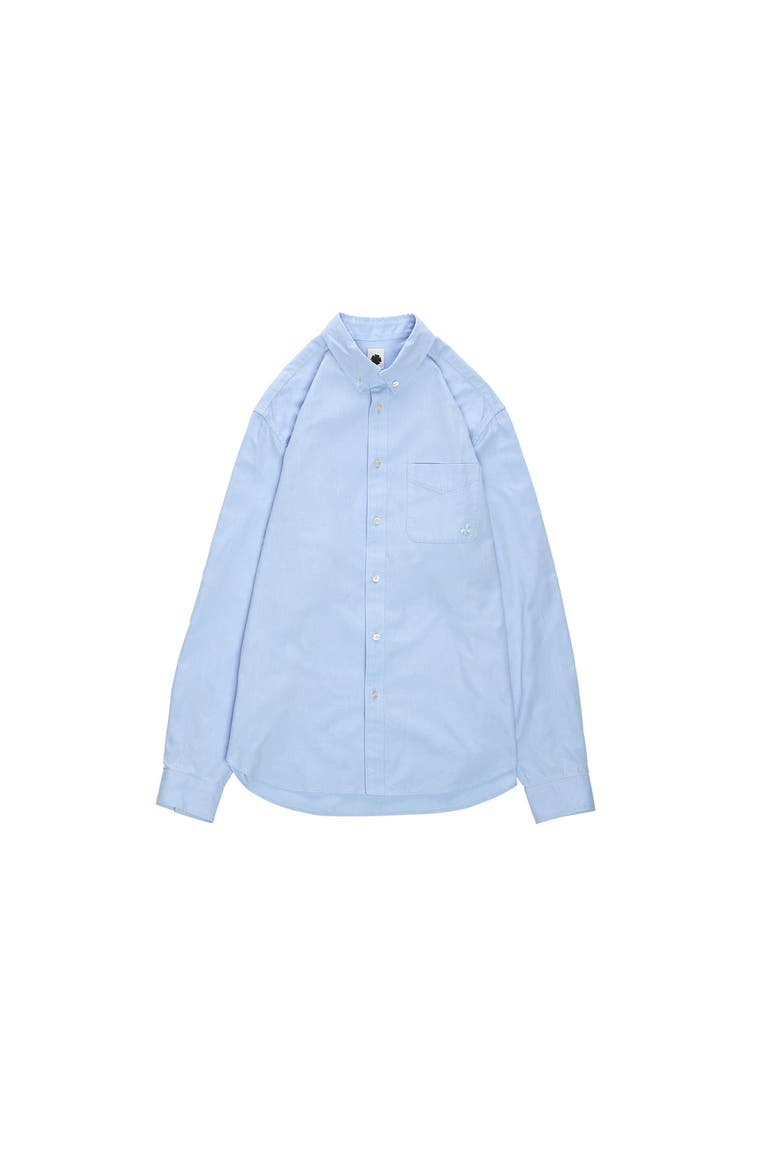 Cashmere Button Down Shirt, Main, color, Light Blue