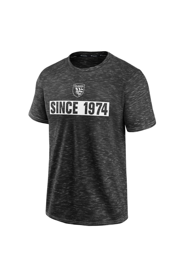 Men's Fanatics Branded  Charcoal San Jose Earthquakes T-Shirt, Alternate, color, Charcoal