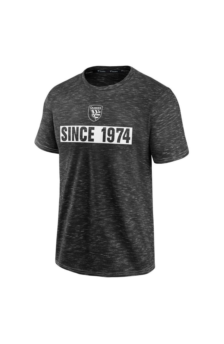FANATICS Men's Fanatics Branded  Charcoal San Jose Earthquakes T-Shirt, Alternate, color, Charcoal