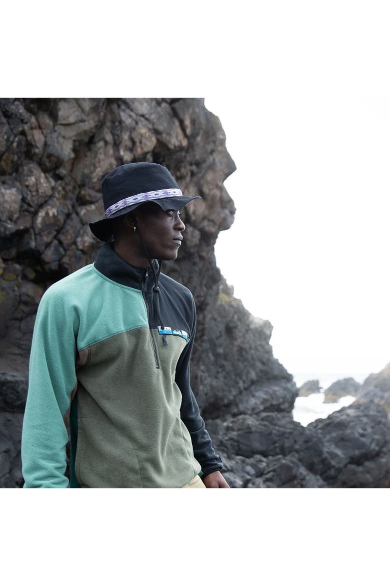 Organic Strap Bucket Hat, Alternate, color, Jet Black