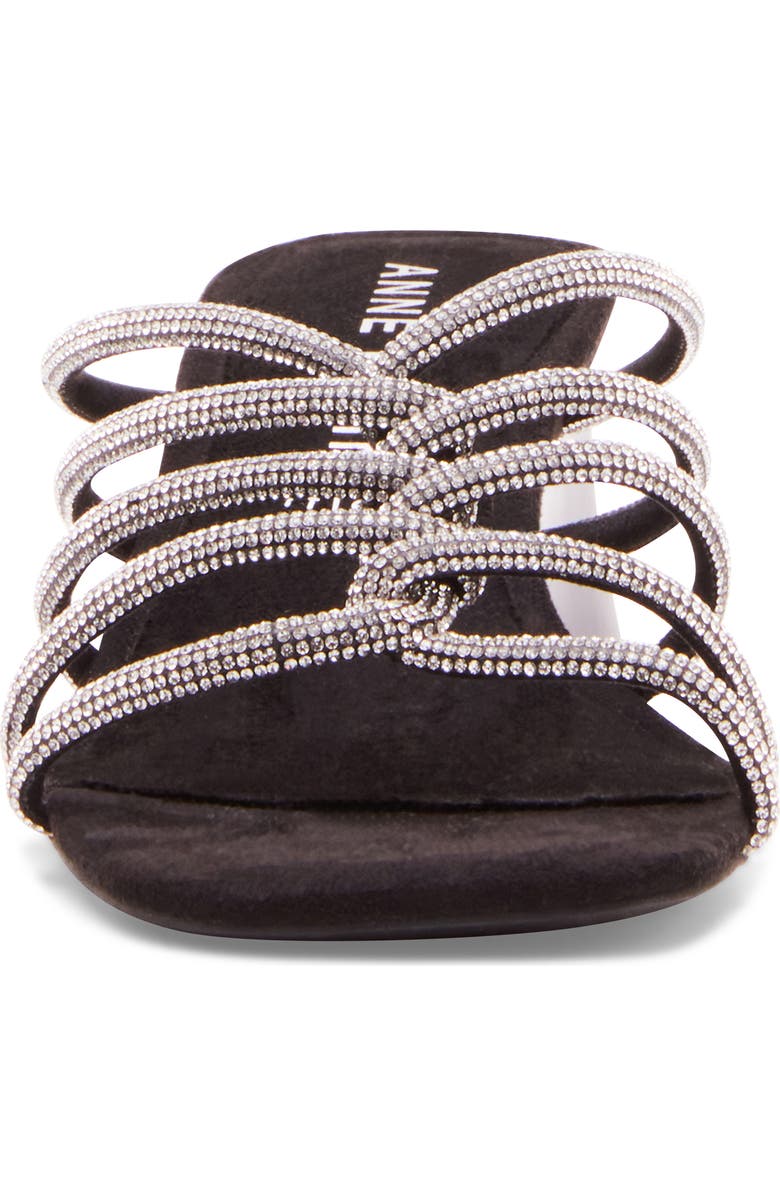 Anne Klein Geena Rhinestone Wedge Sandal, Alternate, color,
