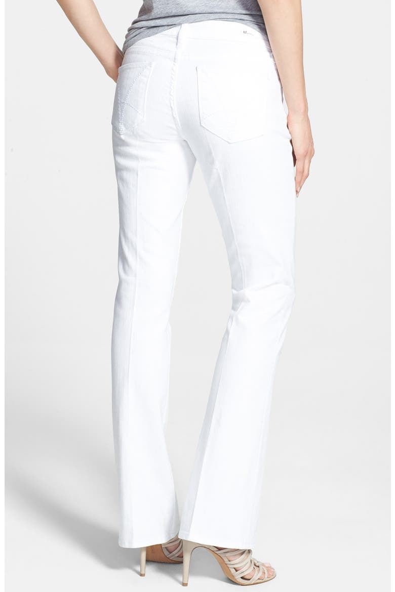 'Farrah' Baby Bootcut Jeans, Alternate, color, WHITE