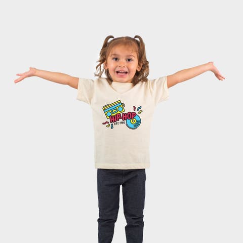 Neon Hip Hop Short Sleeve T-Shirt (Toddler)