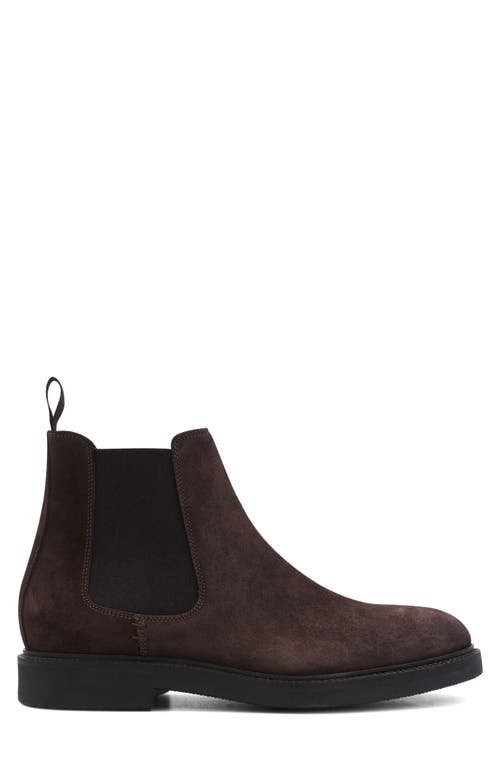 Aquatalia Prospero Water Resistant Chelsea Boot In Brown