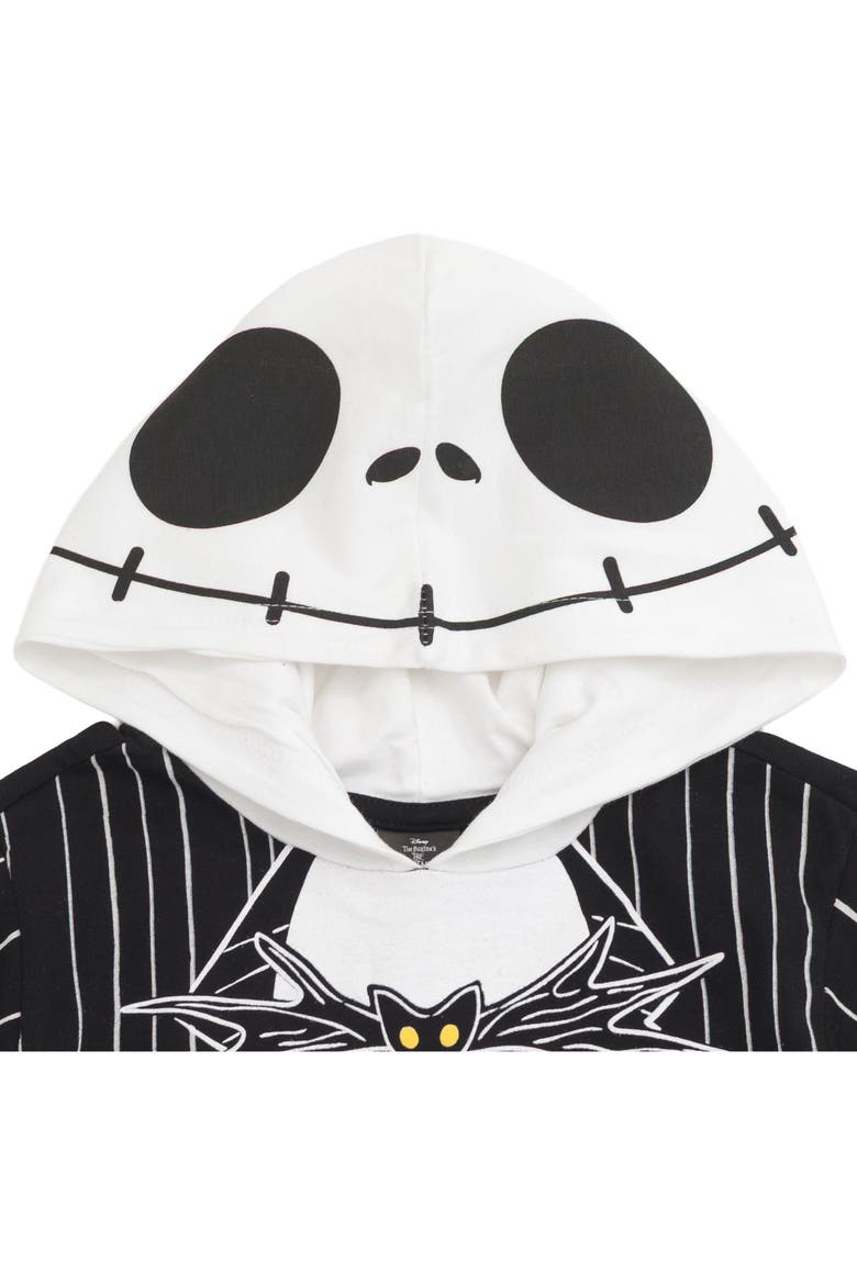 Nightmare Before Christmas Short Sleeve Hooded T-Shirt, Alternate, color, Jack Skellington Suit