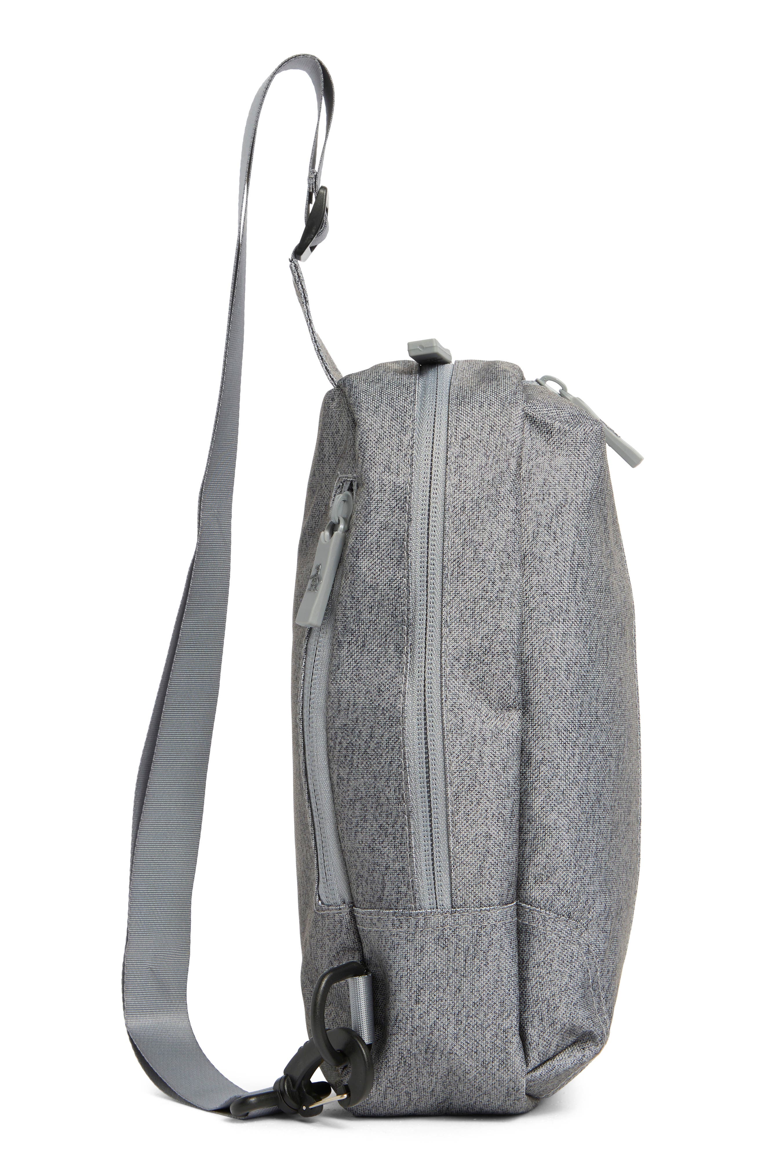 Original Penguin Sleek Sling Crossbody Bag, Alternate, color, Heather Grey