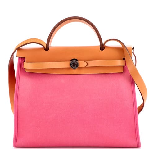 Herbag Zip Leather and Toile 31