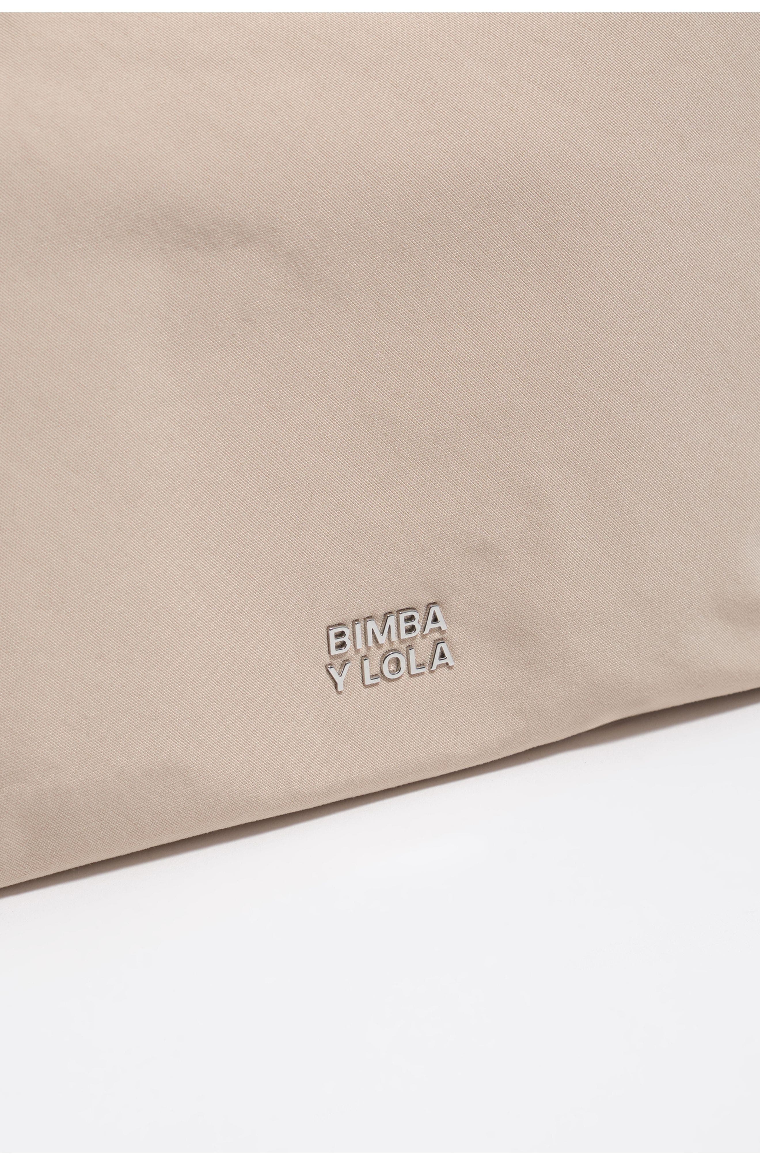 Medium Gabardine Shopper Bag, Alternate, color, SAND