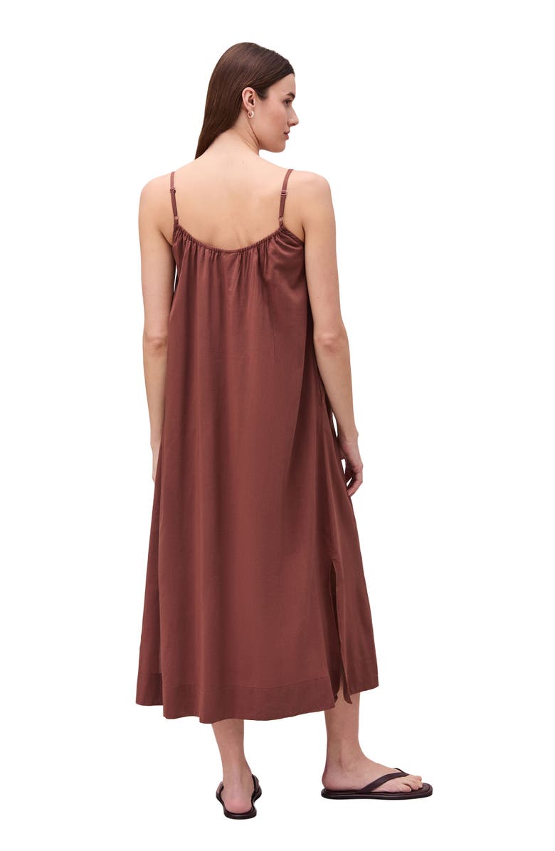 Richer Poorer Womens Breezy Cotton Dress, Alternate, color, Brunette