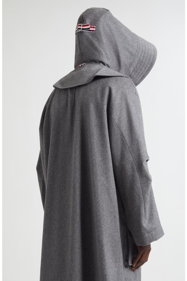 Waterproof Cashmere Parka With Removable Hood, Alternate, color, MEDIUM GREY