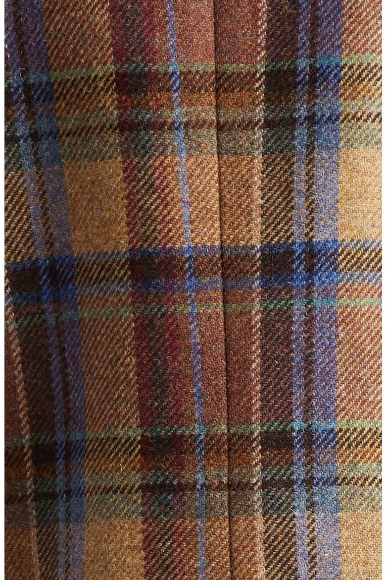 Oria Plaid Wool Dickey Jacket, Alternate, color, RUSSET MULTI