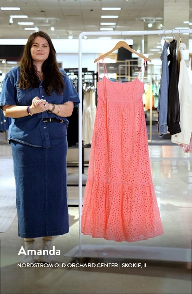 Eyelet Cotton Maxi Sundress