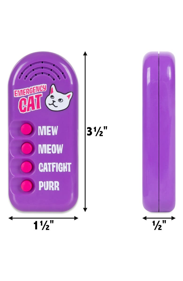 Archie McPhee Emergency Cat Novelty Toy, Alternate, color, Multicolored