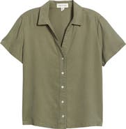 Cloth & Stone Flowy Button-Up Shirt