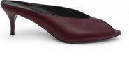 Amie Rafa Audrey Peeptoe Leather Mule