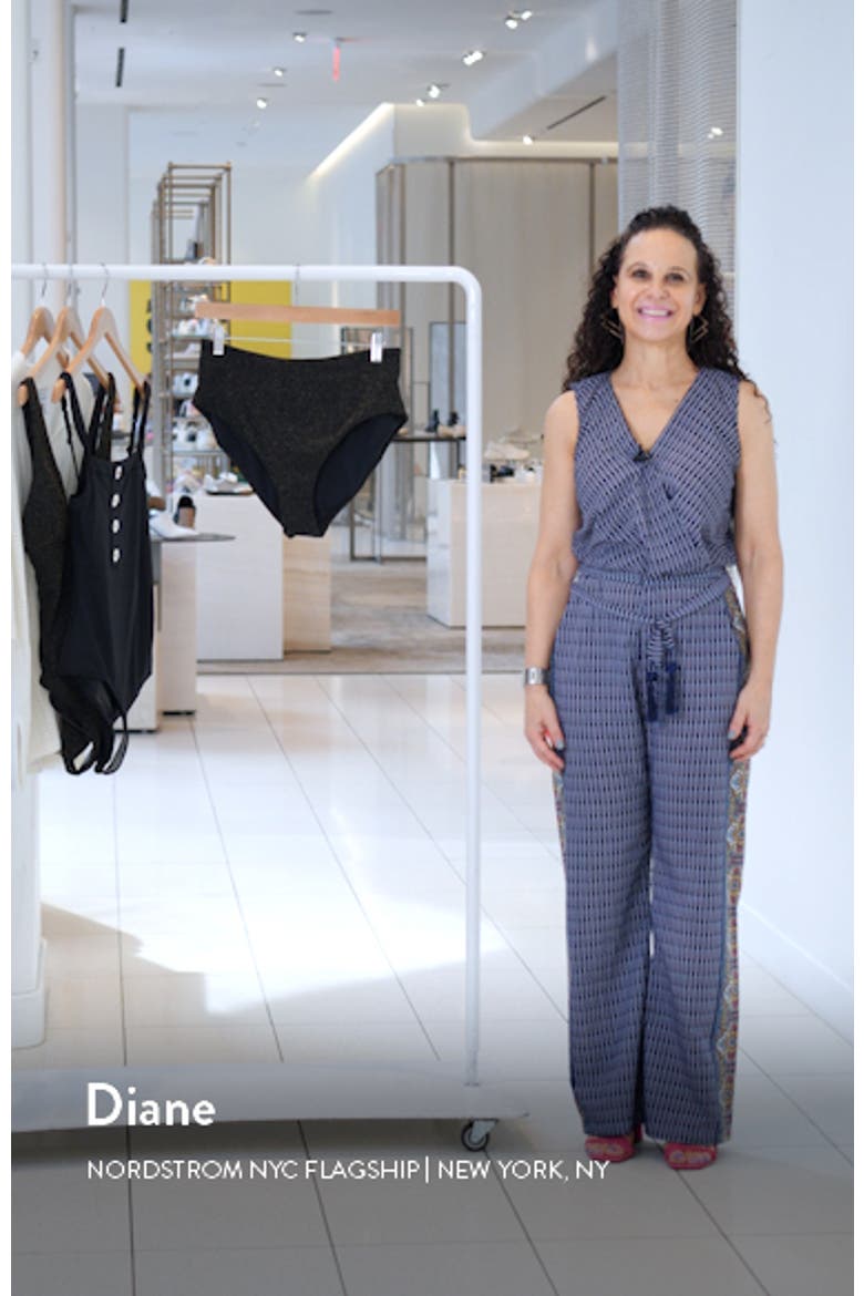 The High Waist Metallic Bikini Bottoms video