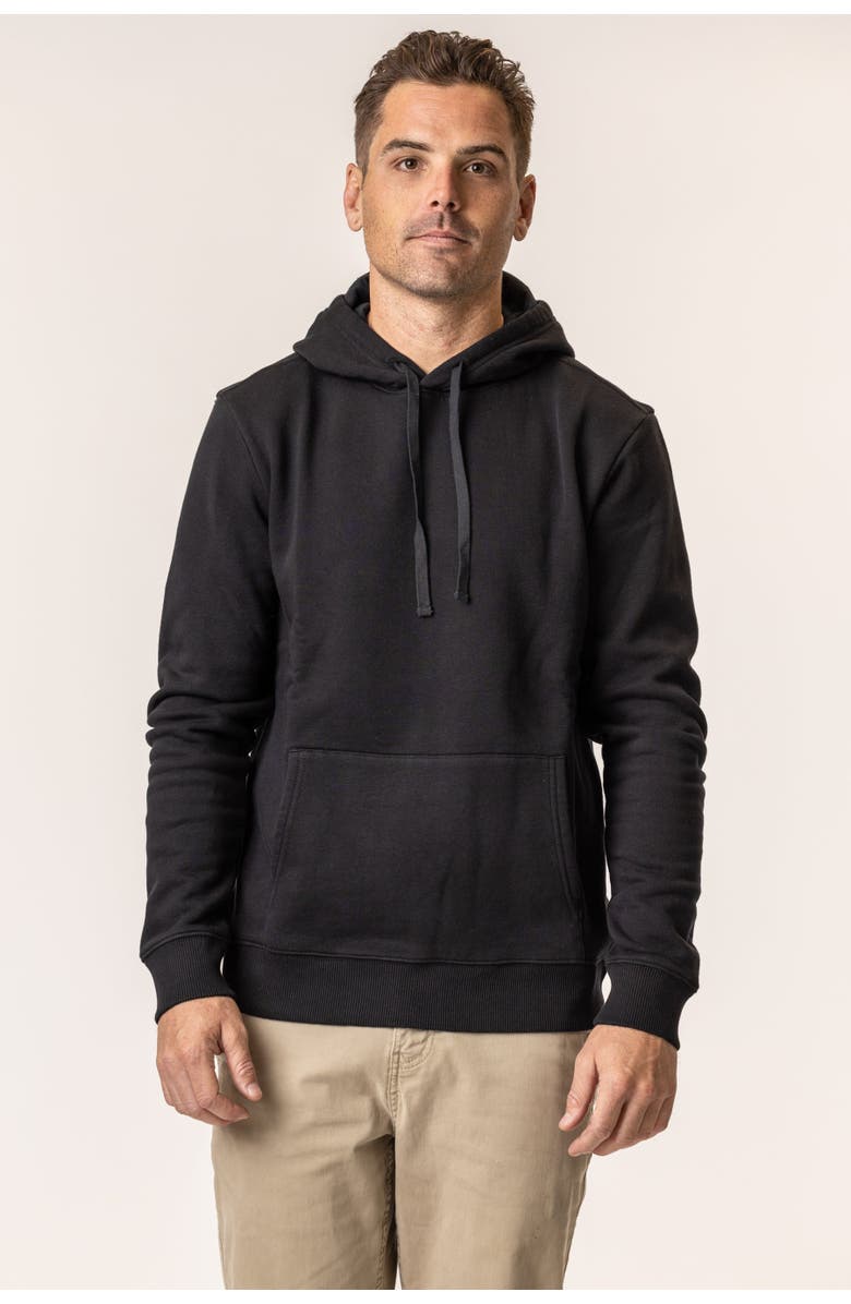 Vottera Organic Cotton Pullover Hoodies, Main, color, Black