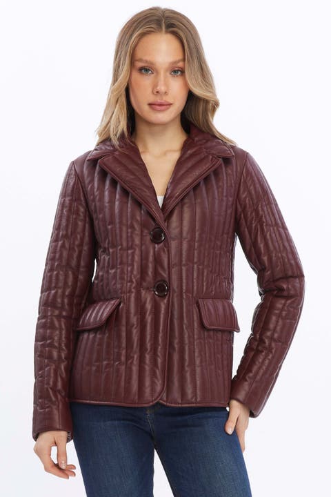 Tabitha Leather Coat