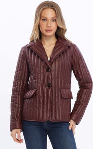 FURNIQ UK Tabitha Leather Coat