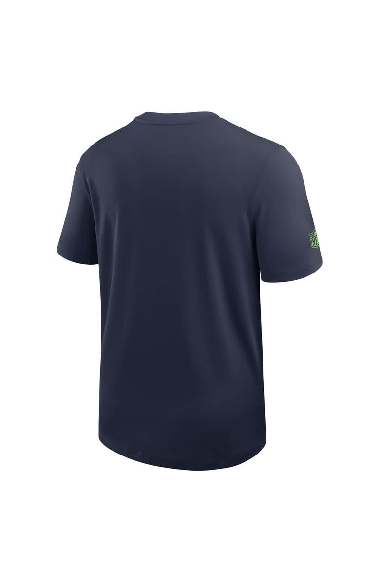 Nike Men's Nike College Navy Seattle Seahawks Sideline UV Performance Coach Shirt, Alternate, color, College Navy