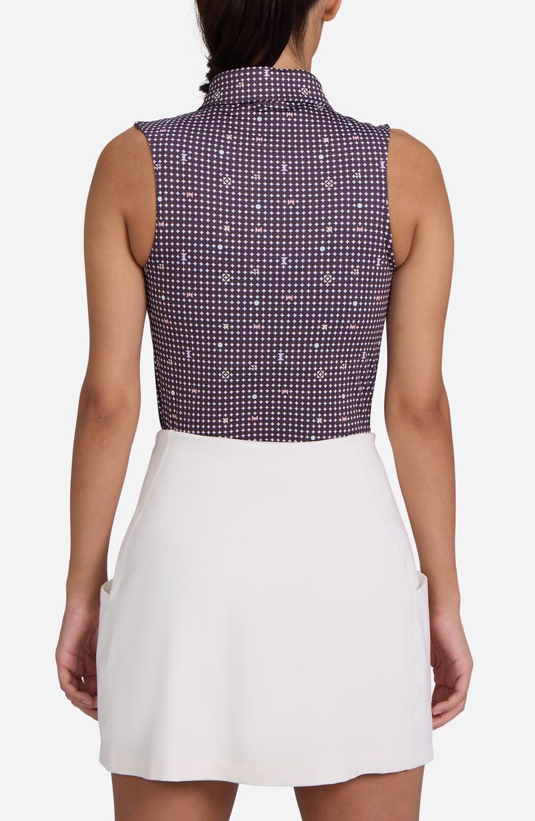 Bad Birdie Throwing Darts Sleeveless Golf Polo, Alternate, color, 