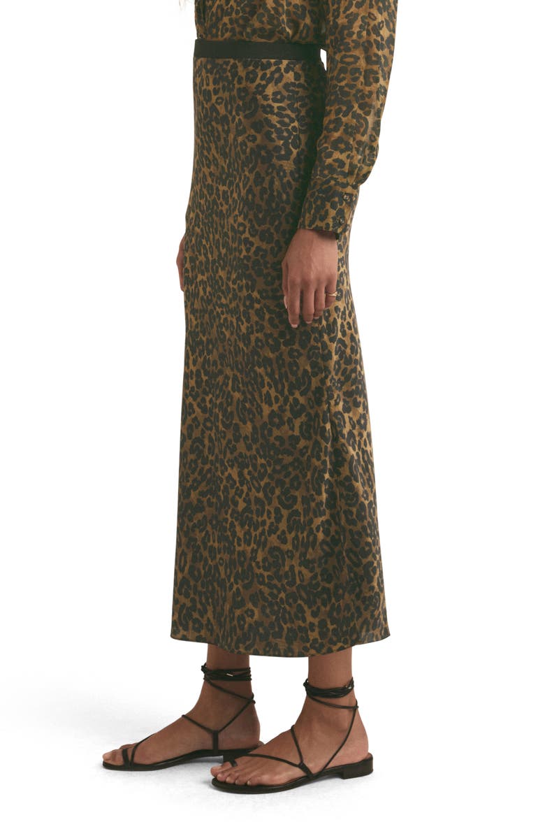 Favorite Daughter The Josie Leopard Print Maxi Skirt, Alternate, color,