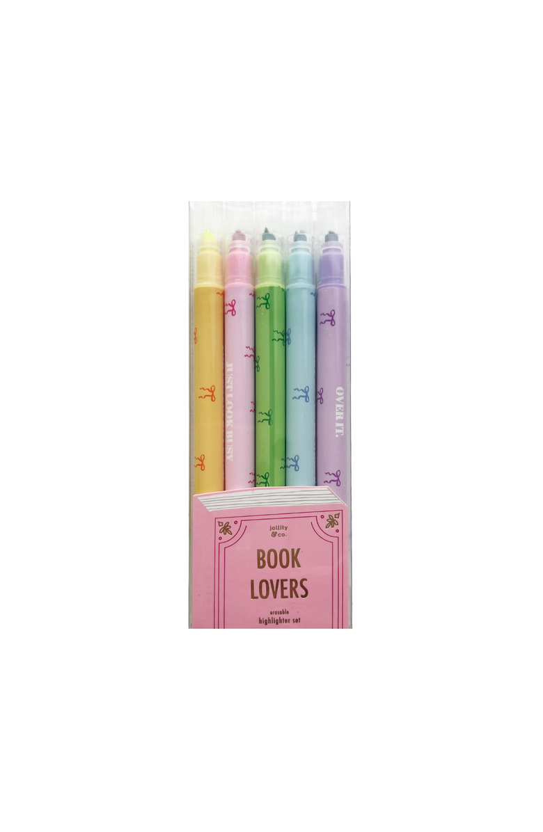 Jollity & Co Book Club Erasable Highlighter Set, Main, color, Assorted Pre-Pack