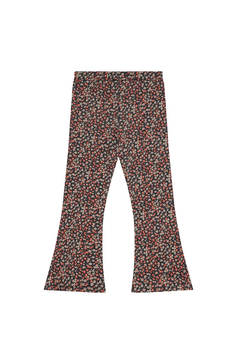 Stains and Stories by Babyface Print Spots Flare Leggings, Alternate, color, Antra