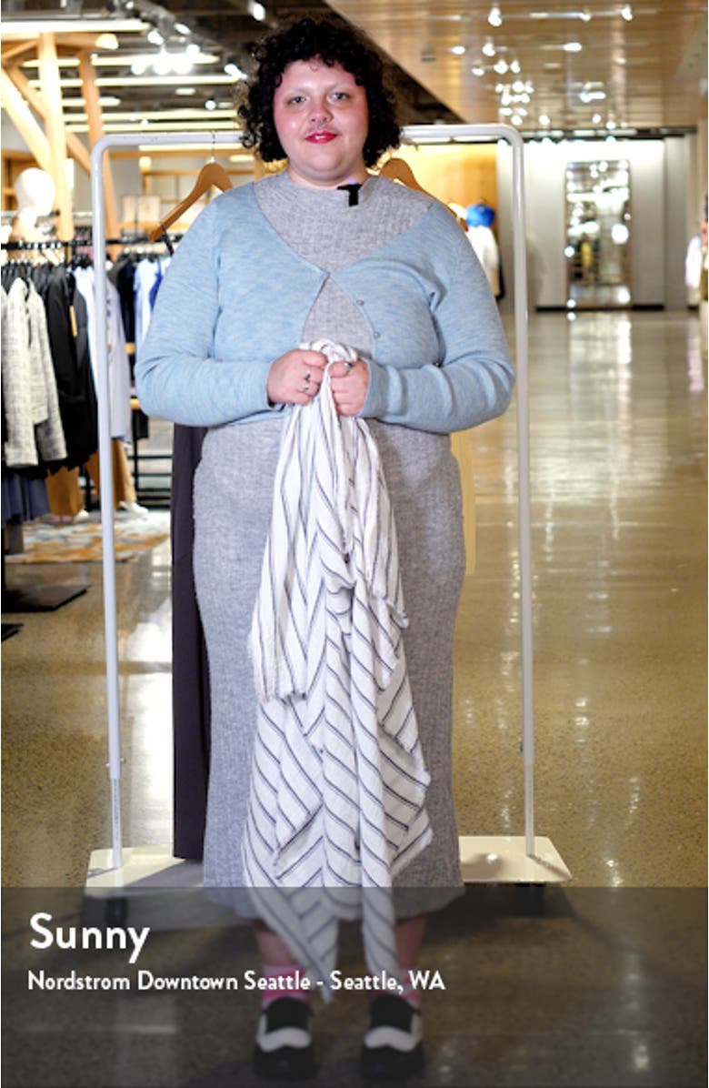 Stripe Cotton Scarf, sales video thumbnail