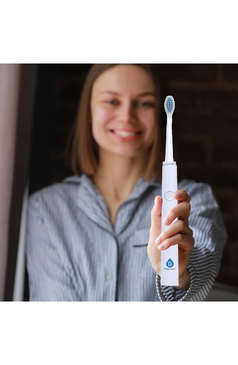 PURSONIC USB Rechargeable Electric Toothbrush, Alternate, color, Multicolor