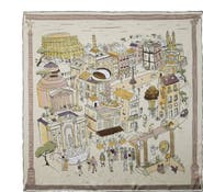 OLAH Rome Large Silk Square Scarf 35