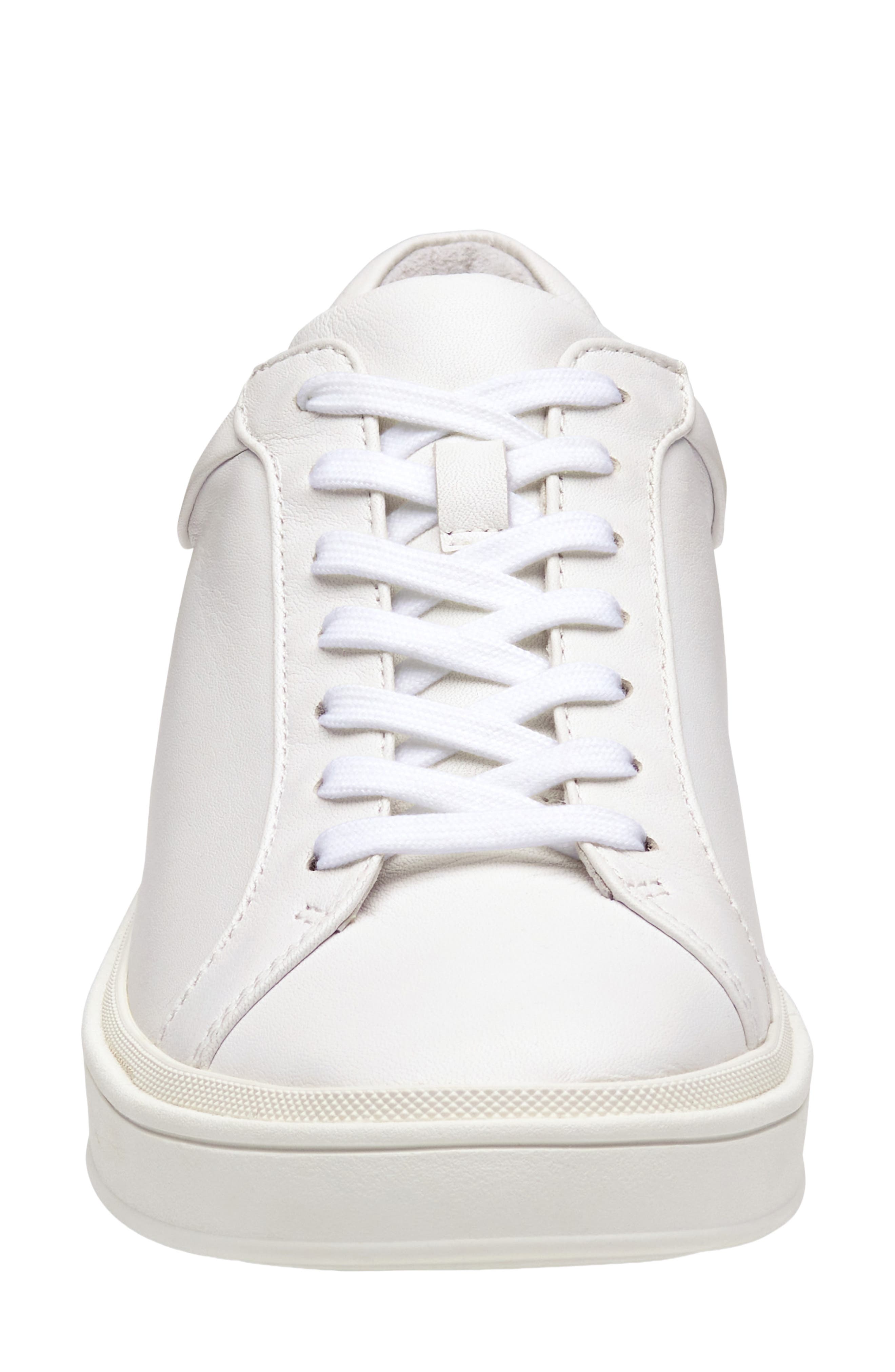 Johnston & Murphy Ashley Sneaker, Alternate, color, White Glove Leather