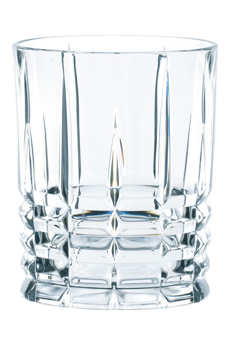 Highland Set of 4 Crystal Tumblers, Alternate, color, CLEAR