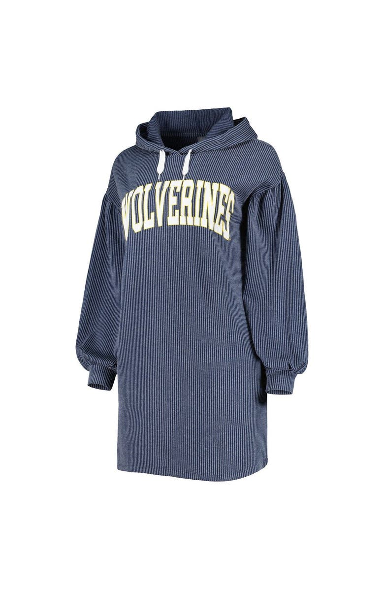 GAMEDAY COUTURE Women's Gameday Couture Navy Michigan Wolverines Game Winner Vintage Wash Tri-Blend Dress, Alternate, color, Navy